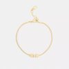 Cube Pearl Rondelle-armbånd