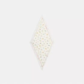 Diamantskjerf i silke med uregelmessig blomstermønster