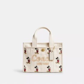 Disney X Coach Cargo Tote-vesker 26 med Mikke Mus i regenerativt bomullslerret