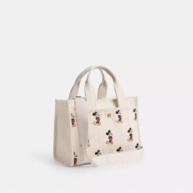 Disney X Coach Cargo Tote-vesker 26 med Mikke Mus i regenerativt bomullslerret