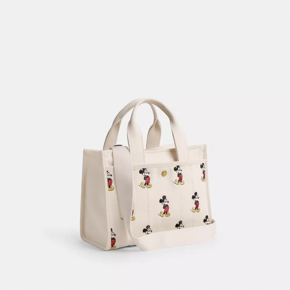 Disney X Coach Cargo Tote-vesker 26 med Mikke Mus i regenerativt bomullslerret