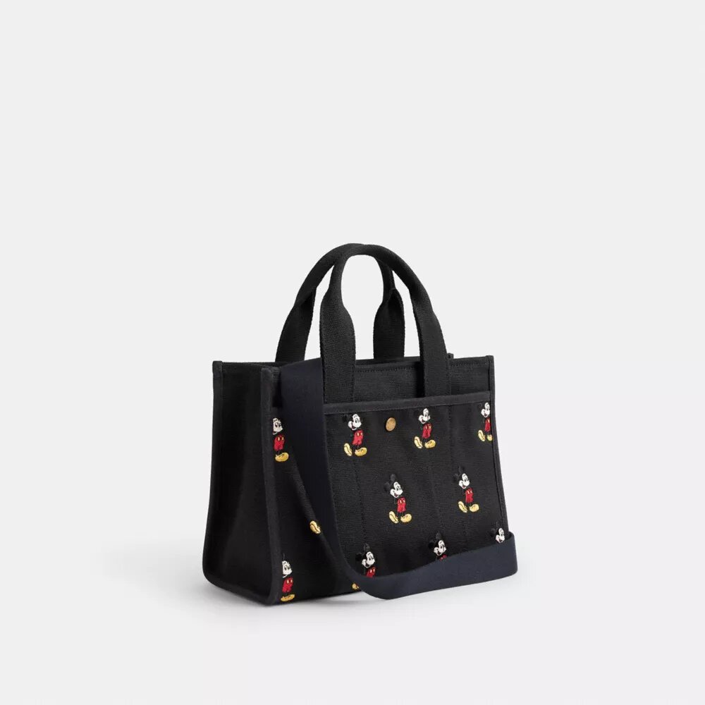 Disney X Coach Cargo Tote-vesker 26 med Mikke Mus i regenerativt bomullslerret