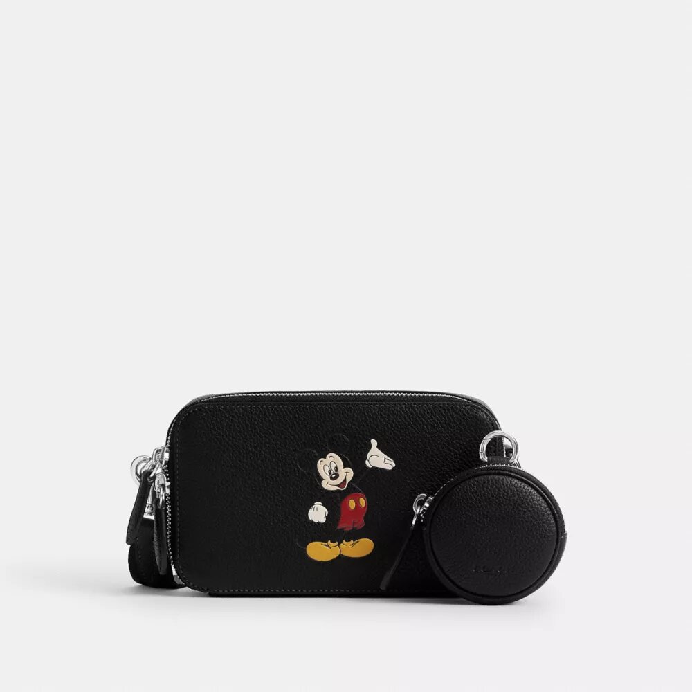 Disney X Coach Charter Slim Crossbody-veske med Mikke Mus