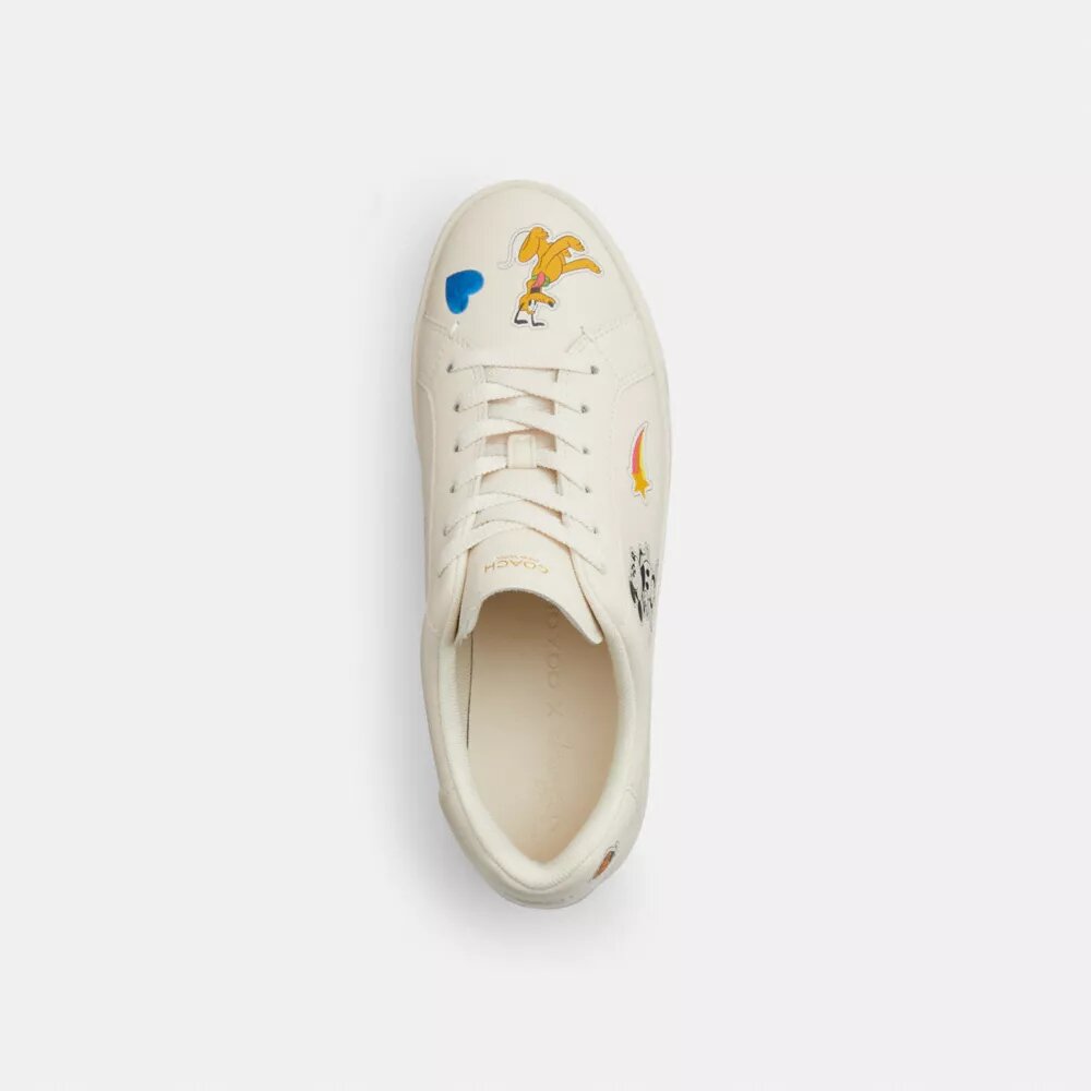 Disney X Coach Høye sneakers med klistremerketrykk