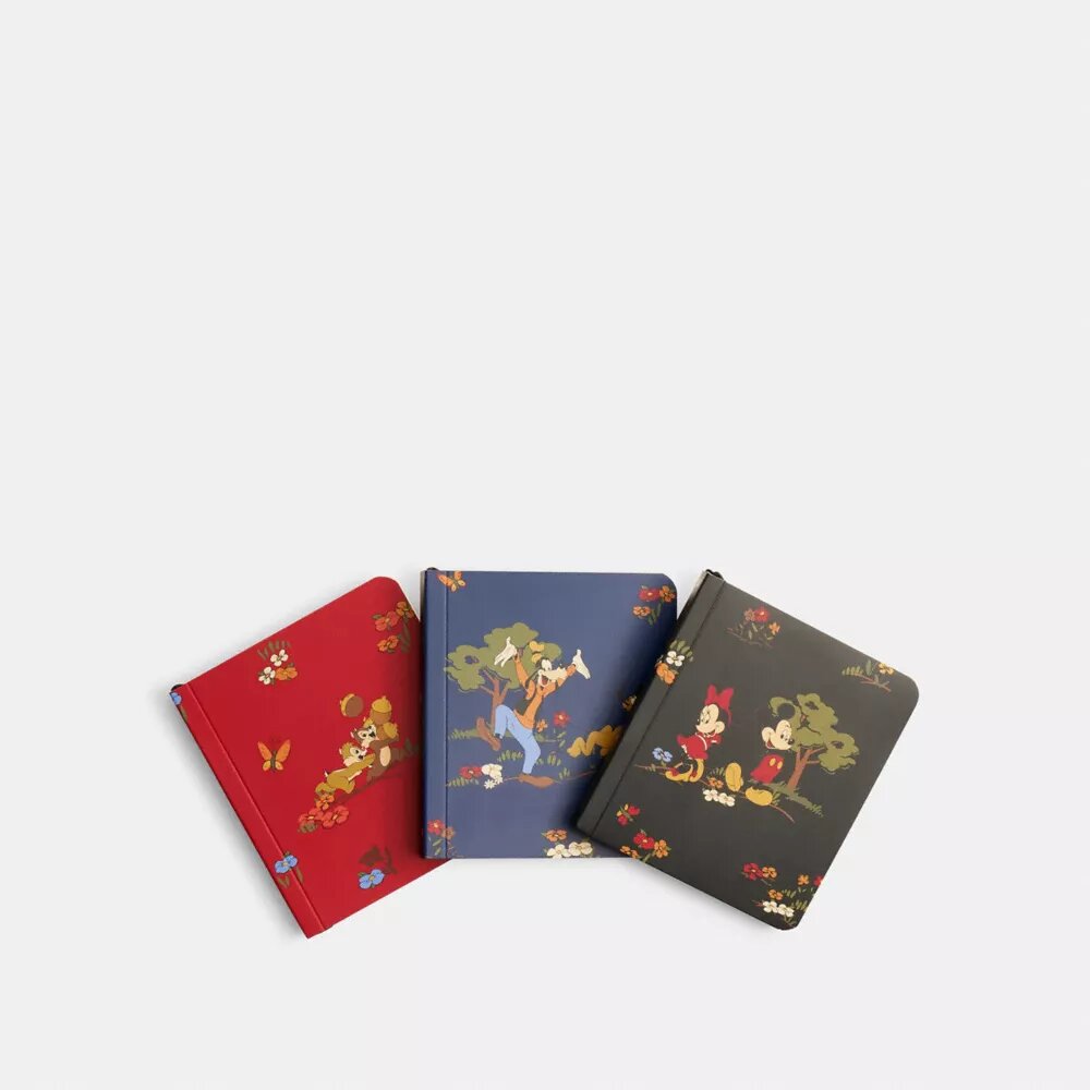 Disney X Coach mini-notatbok-sett med Mikke Mus og vennene hans