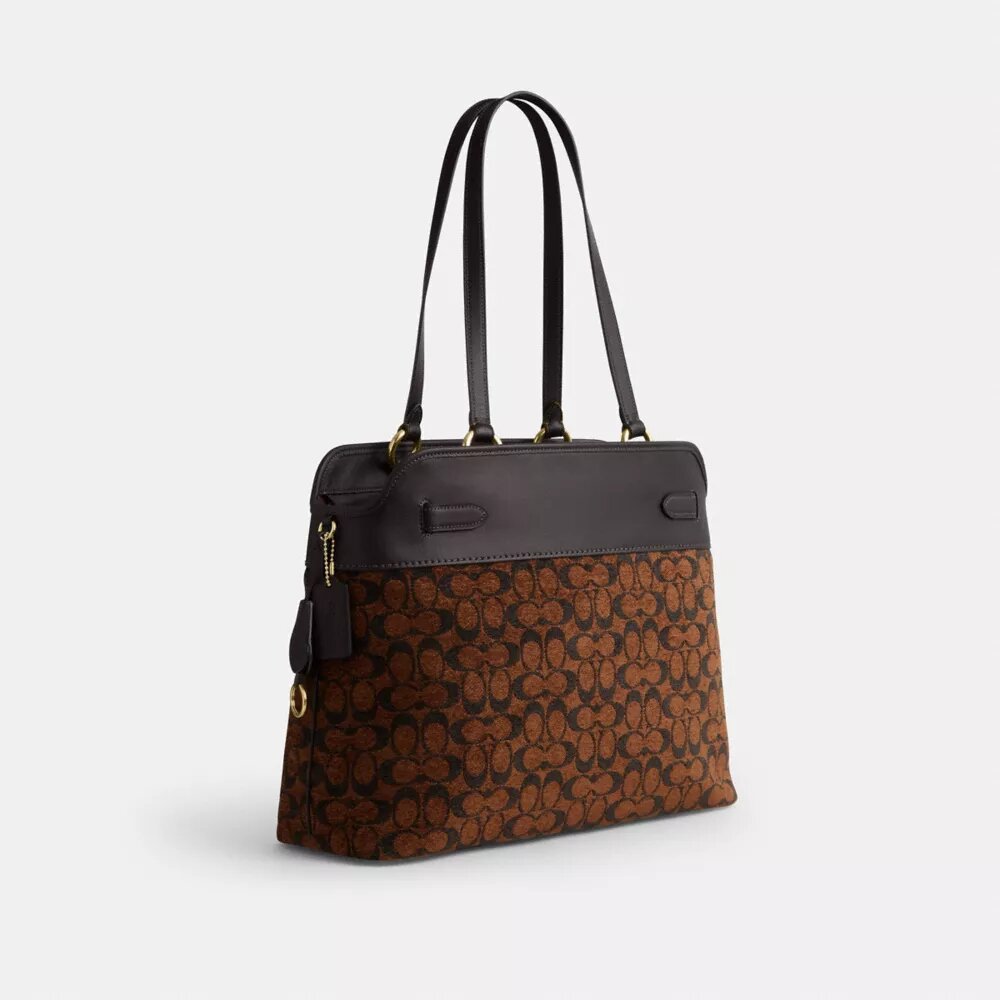 Easton-tote-veske i signatur-chenille