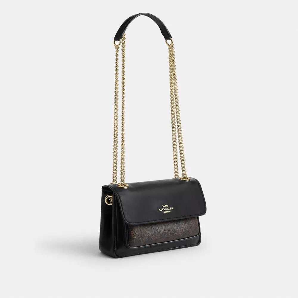 Elodie crossbody-veske 18 i Signature Canvas