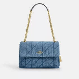 Elodie-crossbody-veske i regenerativ bomull med vattering