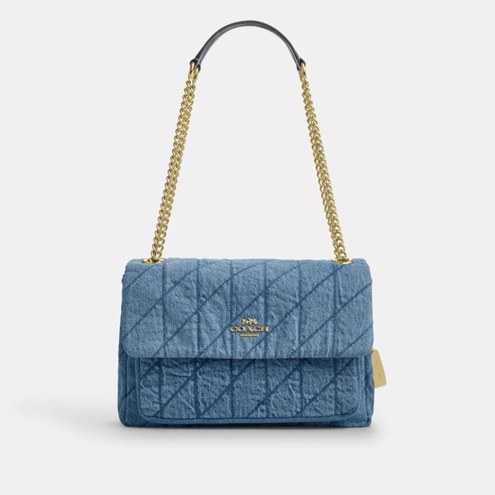 Elodie-crossbody-veske i regenerativ bomull med vattering