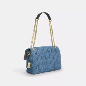 Elodie-crossbody-veske i regenerativ bomull med vattering