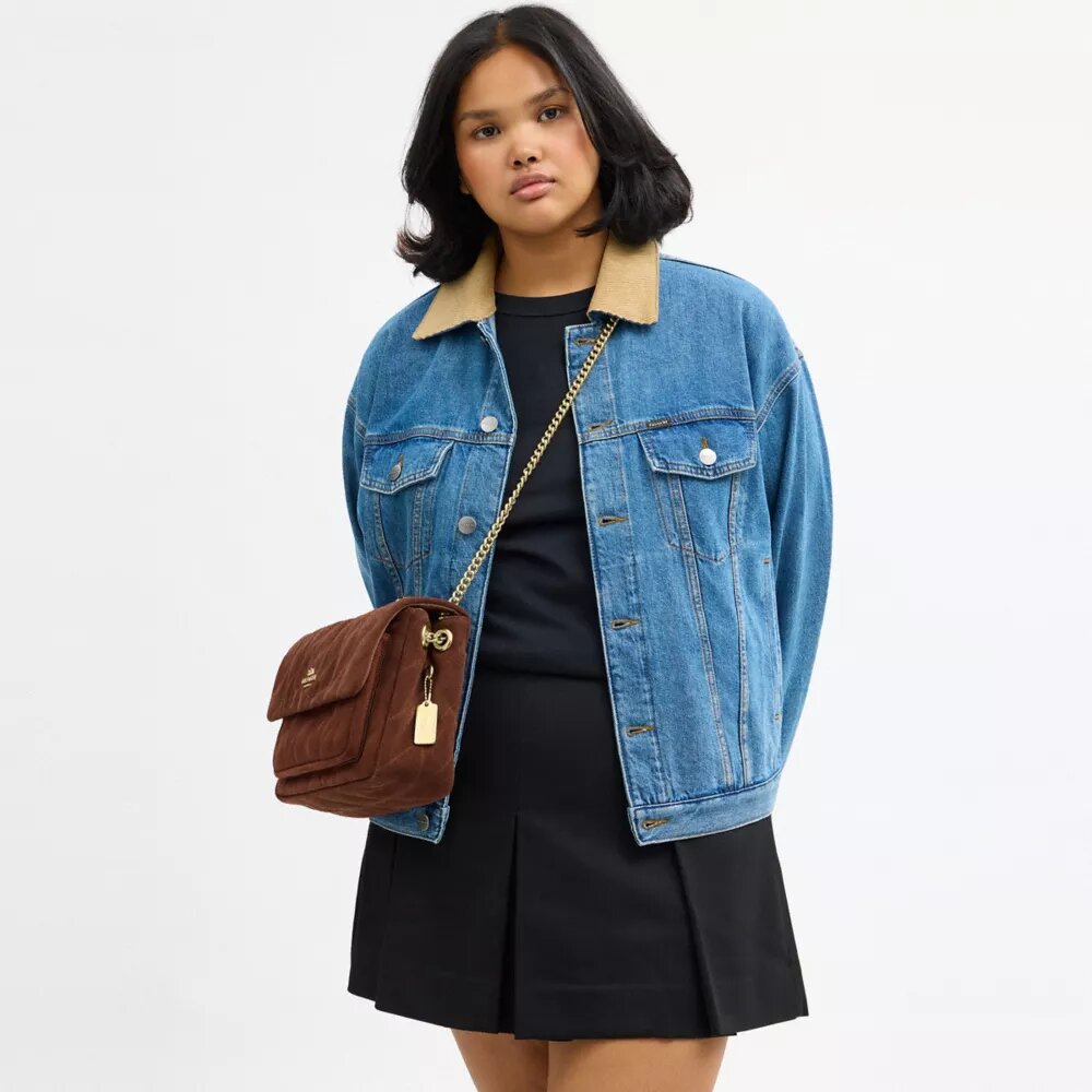 Elodie-crossbody-veske med vattering