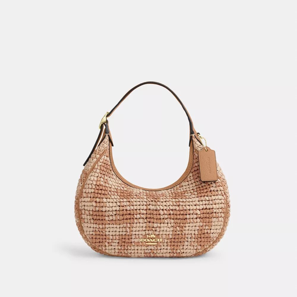 Emily skulderveske med gingham-mønster