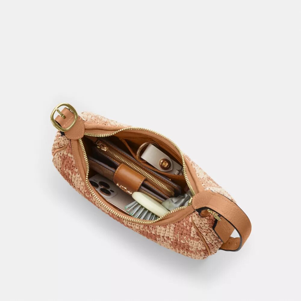 Emily skulderveske med gingham-mønster