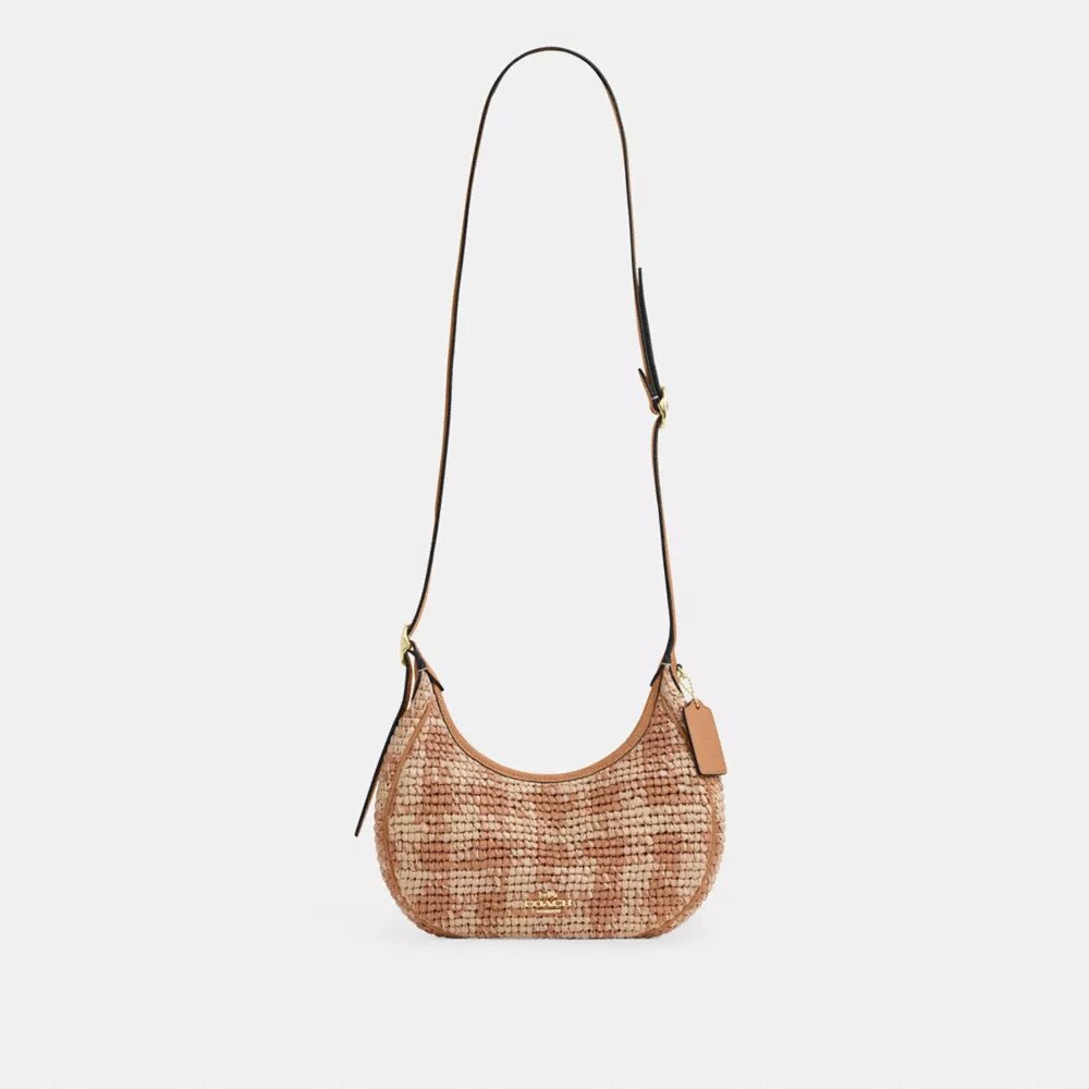 Emily skulderveske med gingham-mønster