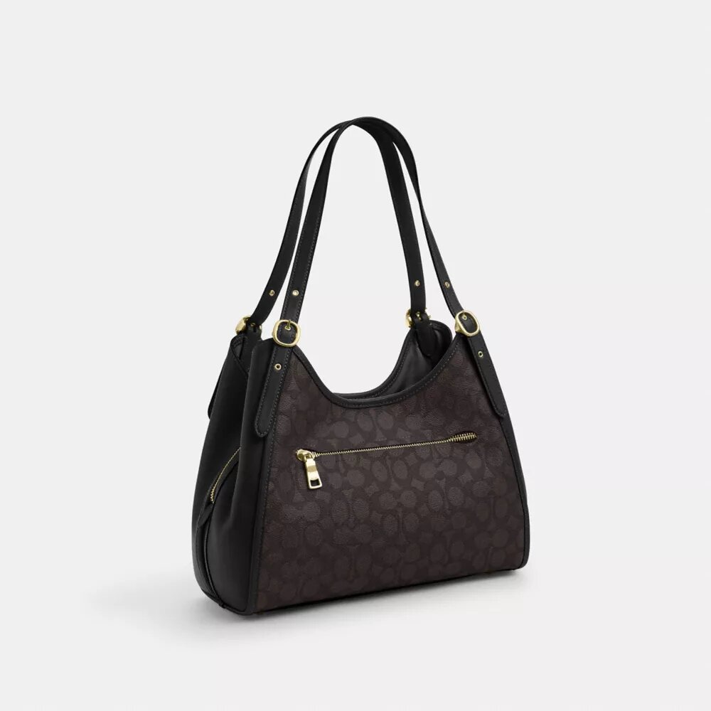 Erin skulderveske i Signature Canvas