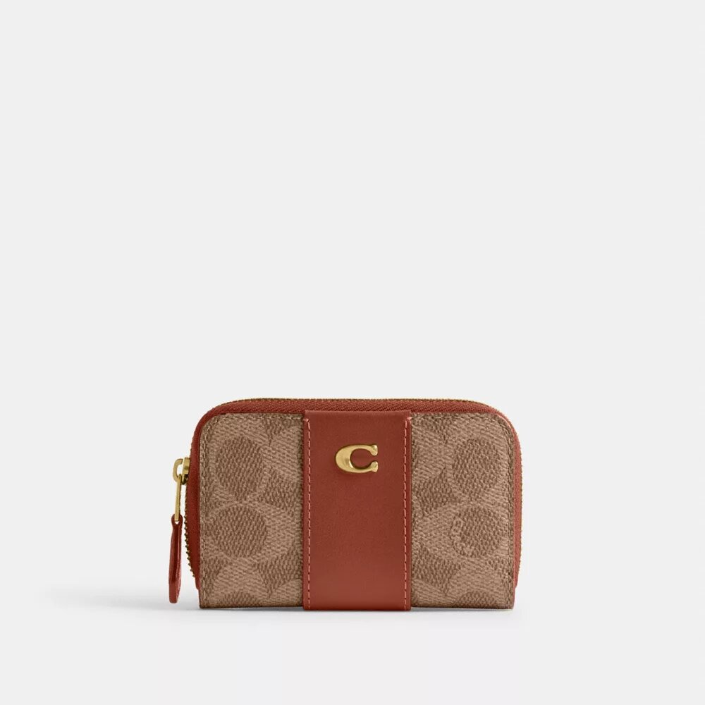 Essential liten kortholder med glidelås rundt i vårt Signature Canvas