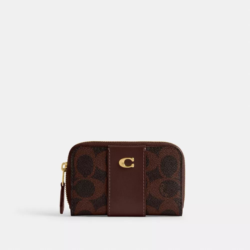 Essential liten kortholder med glidelås rundt i vårt Signature Canvas
