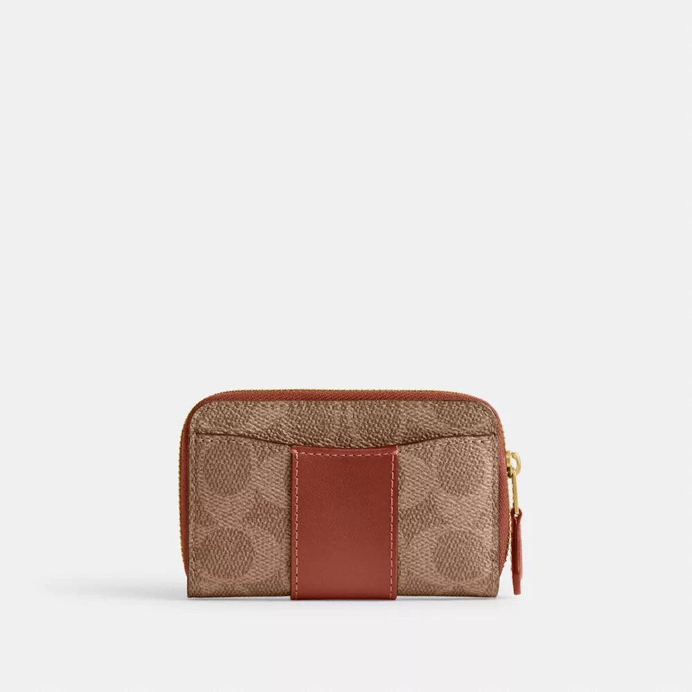 Essential liten kortholder med glidelås rundt i vårt Signature Canvas