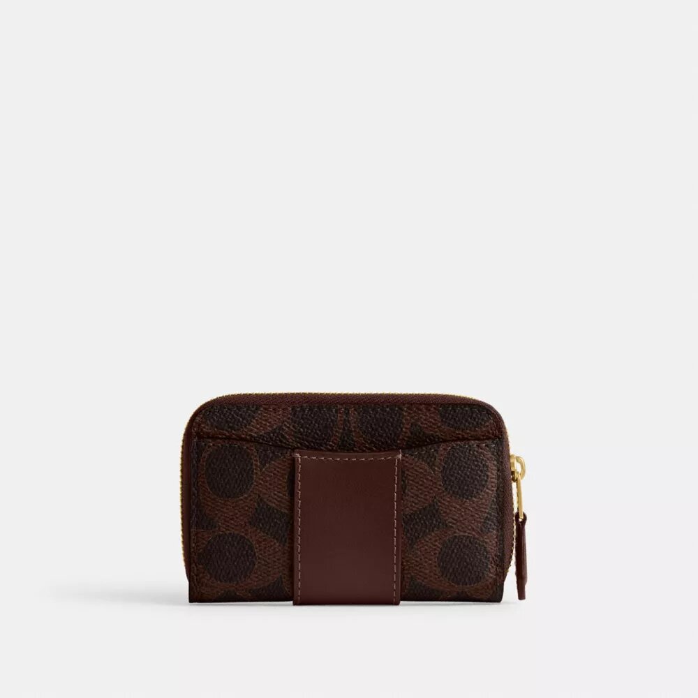 Essential liten kortholder med glidelås rundt i vårt Signature Canvas