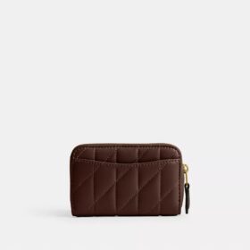 Essential – liten kortlommebok med glidelås rundt hele og vattert design