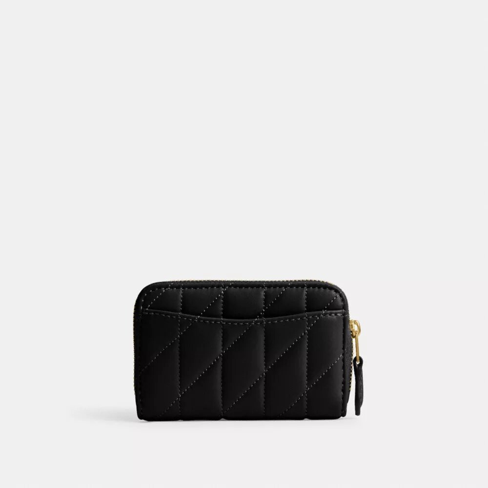 Essential – liten kortlommebok med glidelås rundt hele og vattert design