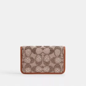 Essential slank kortholder i Crystal Signature Jacquard