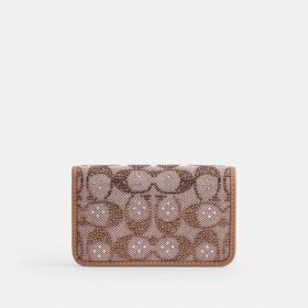 Essential slank kortholder i Crystal Signature Jacquard