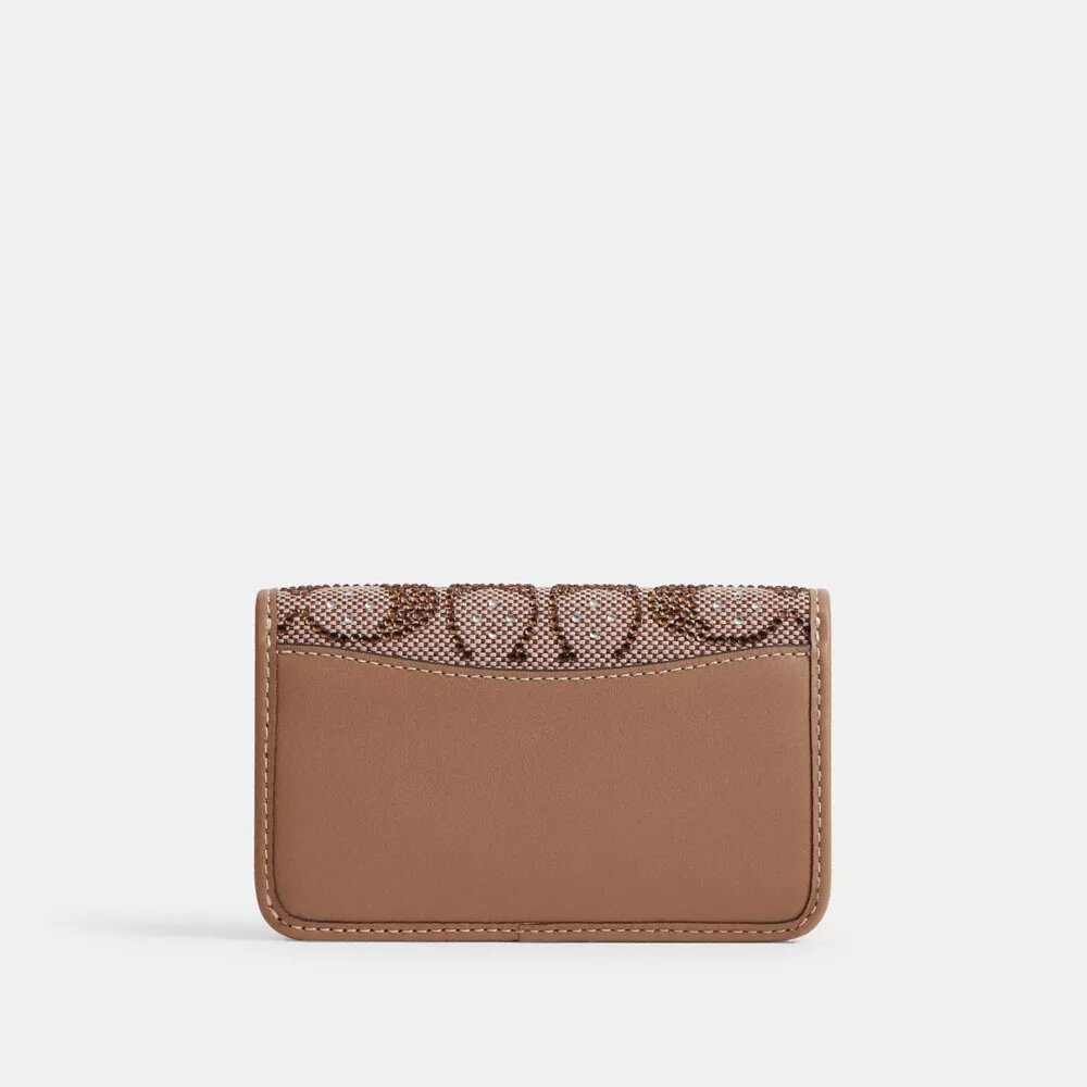 Essential slank kortholder i Crystal Signature Jacquard