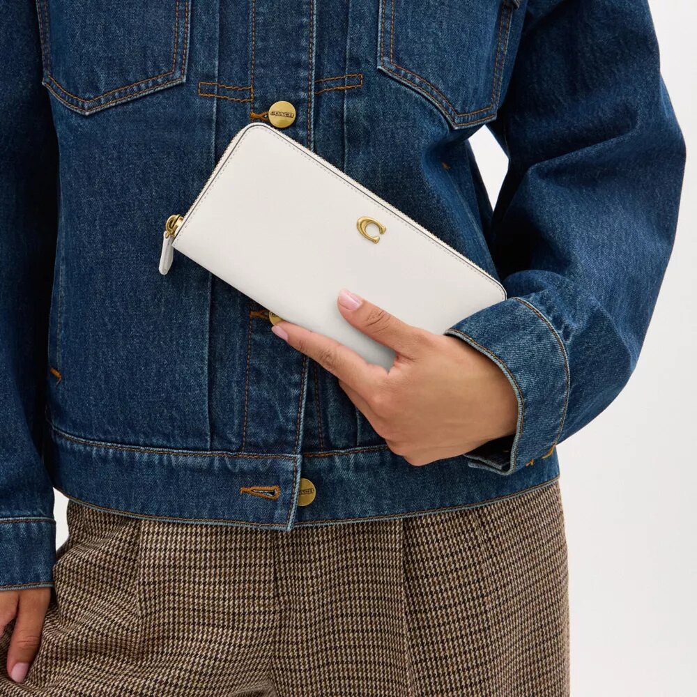 Essential Slim Accordion Zip Lommebok