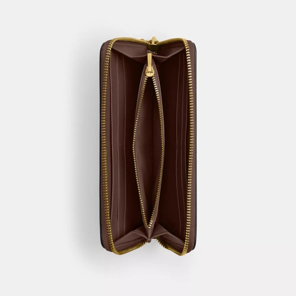 Essential Slim Accordion Zip Lommebok