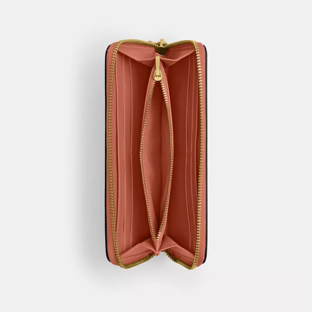 Essential Slim Accordion Zip Lommebok