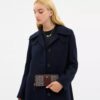 Essential Slim Accordion Zip Lommebok i vår signatur-jacquard