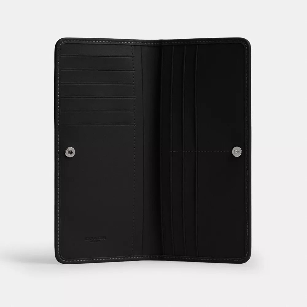Essential Slim-lommebok i Crystal Signature-jacquard