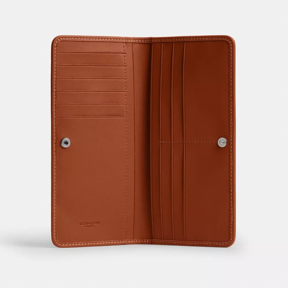Essential Slim-lommebok i Crystal Signature-jacquard