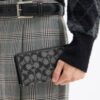 Essential Slim-lommebok i Crystal Signature-jacquard