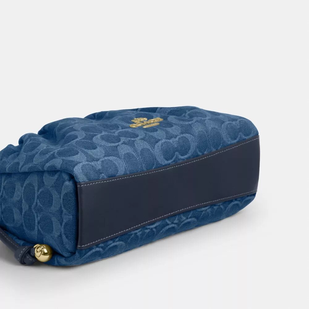 Faye skulderveske i signaturdenim