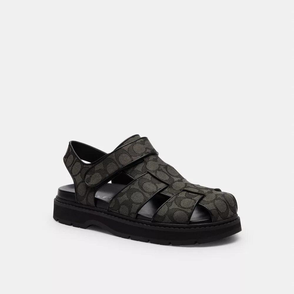Fiskersandal i vår karakteristiske jacquard