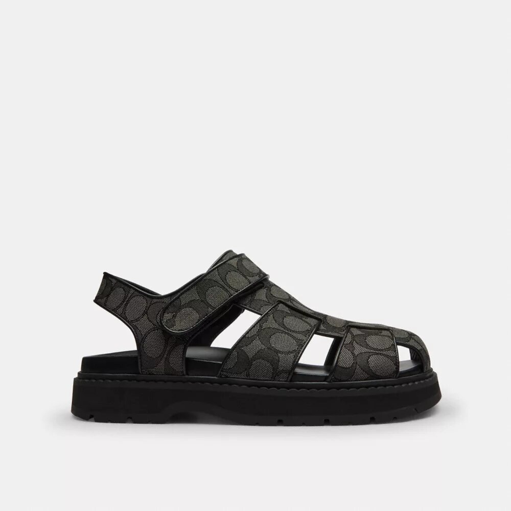 Fiskersandal i vår karakteristiske jacquard