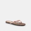 Flip-flops med sløyfe i Signature Jacquard