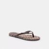 Flip-flops med sløyfe i Signature Jacquard
