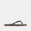 Flip-flops med sløyfe i Signature Jacquard