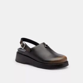 Formet Platå-klogs i «Loved Leather»