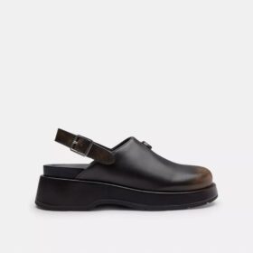 Formet Platå-klogs i «Loved Leather»