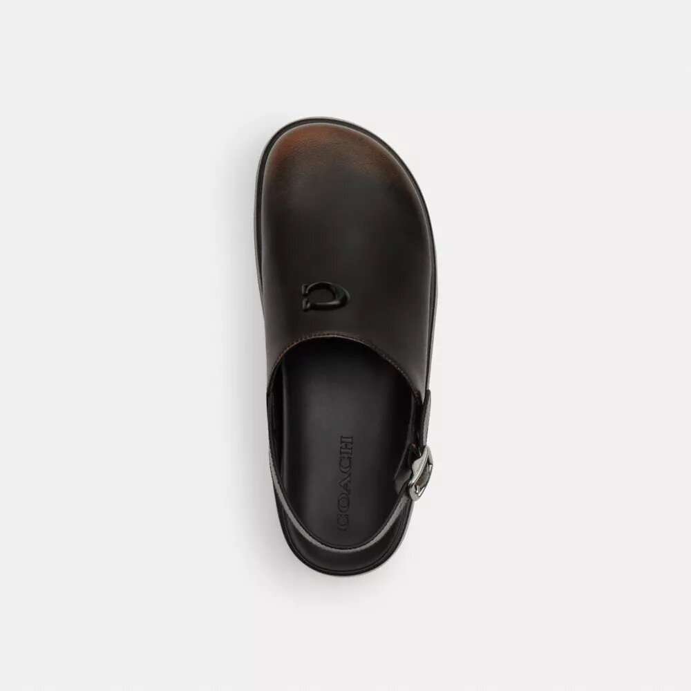 Formet Platå-klogs i «Loved Leather»