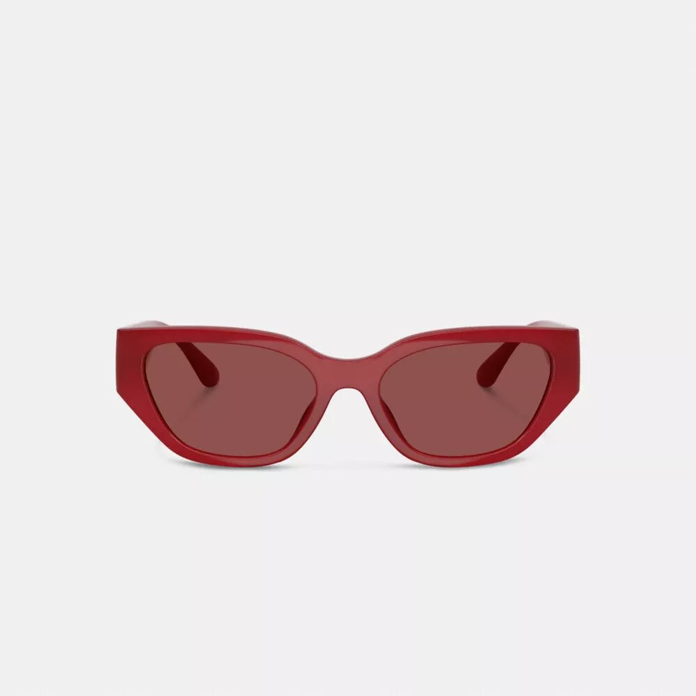 Geometriske solbriller i «cat eye»-stil