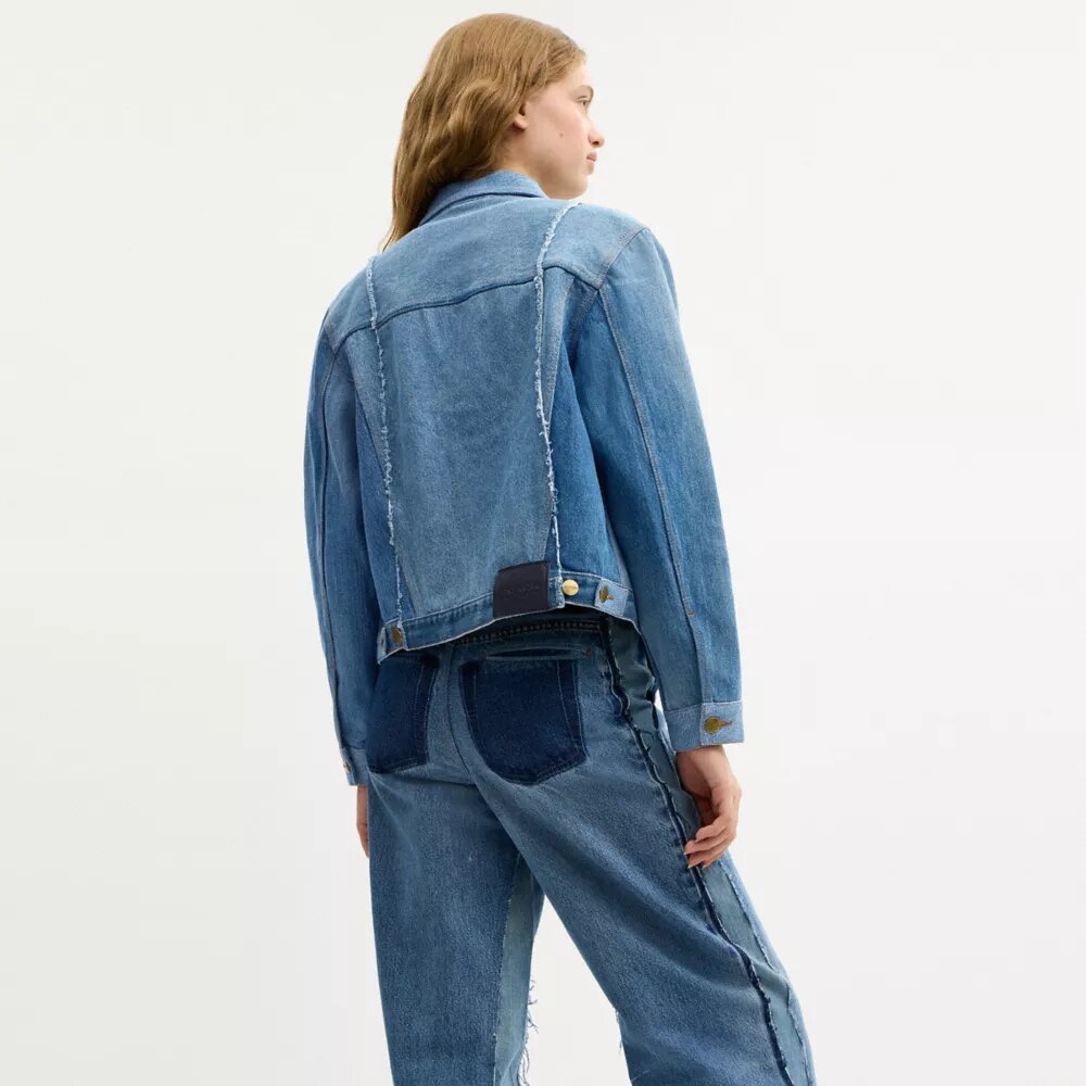 Gjenbrukt denimjakke