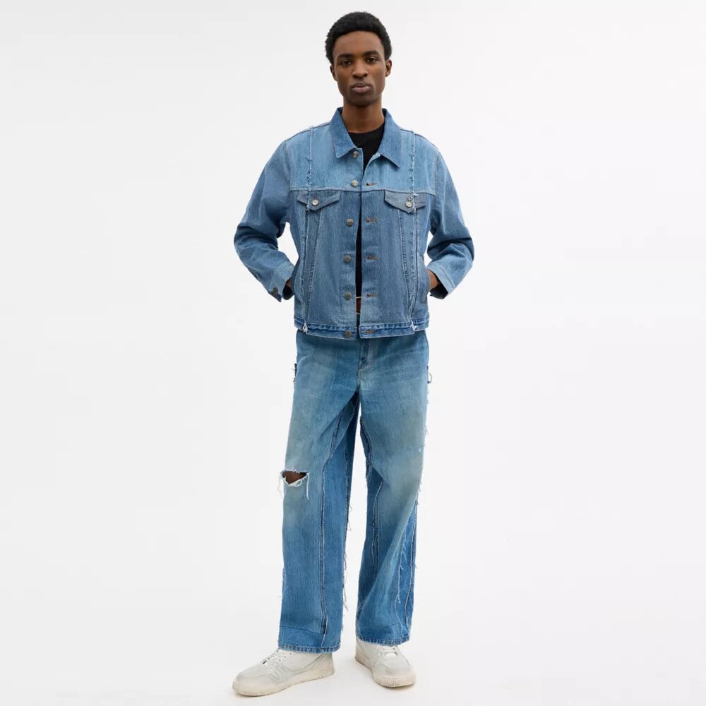 Gjenbrukt denimjakke