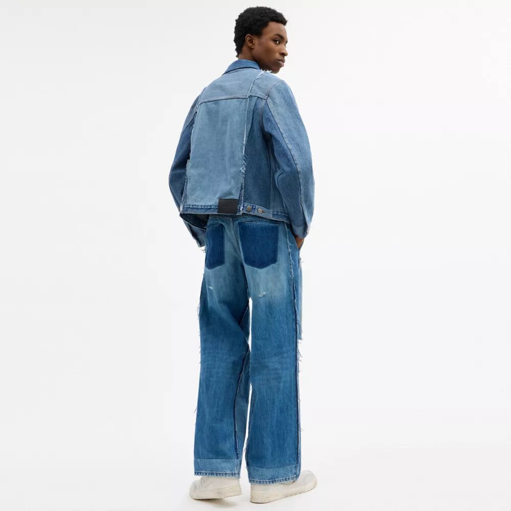 Gjenbrukt denimjakke