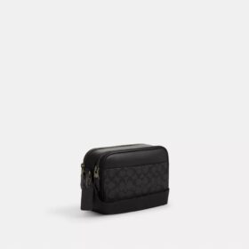 Graham-crossbody-veske i Signature Canvas