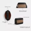 Graham-crossbody-veske i Signature Canvas
